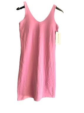 NWT Athleta Pink Sleeveless Mini Dress